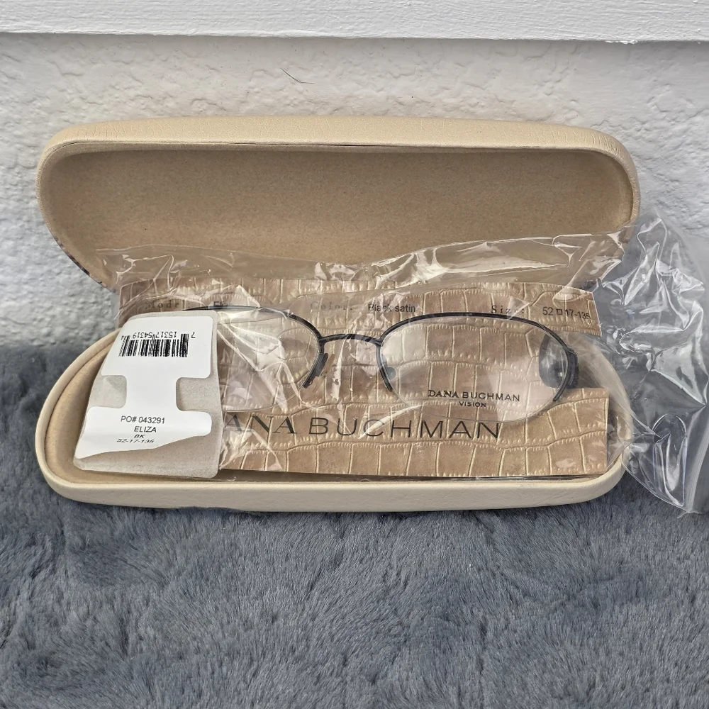 Dana Buchman Eliza Half-Rimless Womens Designer Optical Eyeglass Frame/Eyewear